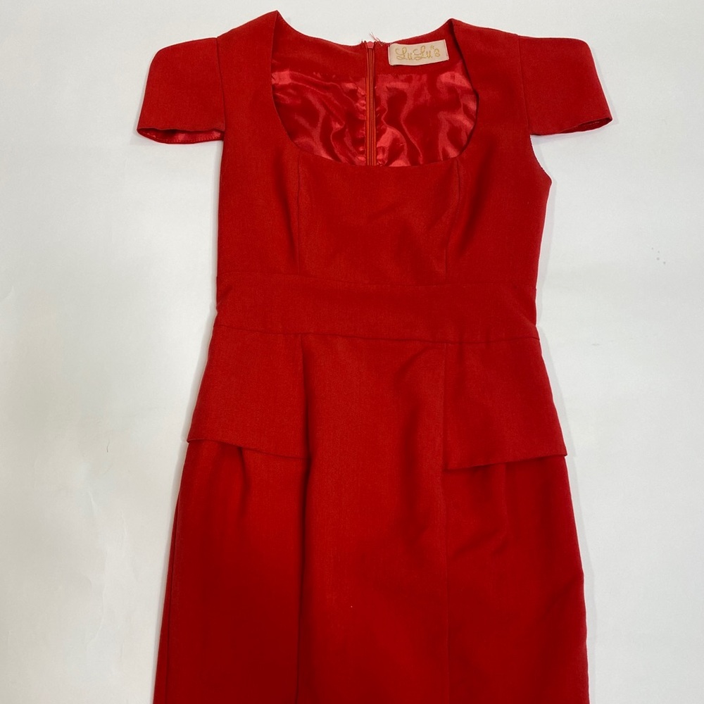 Red dress